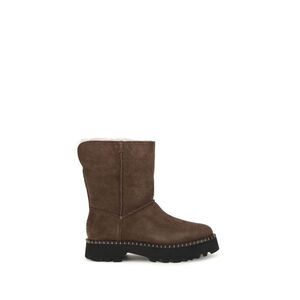 UGG Brown Suede Leather Flat Women's Boots
